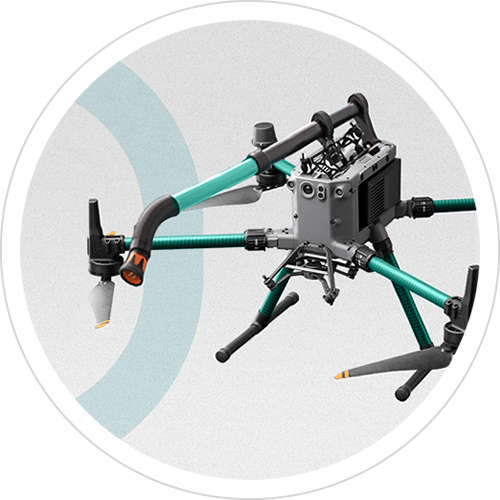 Limpeza de fachadas com drone